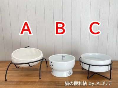 猫の水用食器