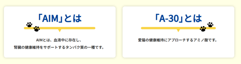 キャットフードAIM30
